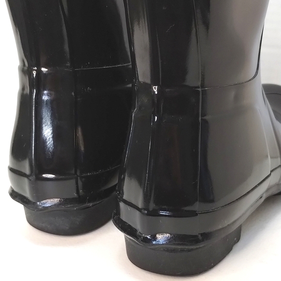 Hunter Rain Boots Original Short Gloss sz 9 - Picture 6 of 11